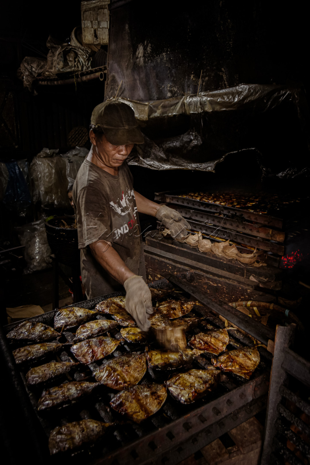 Ikan asap merupakan salah satu teknik pengawetan ikan menggunakan asap panas. 