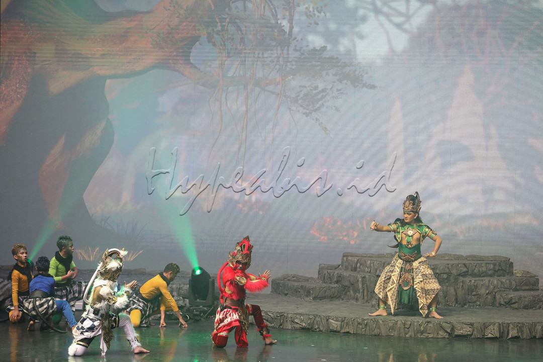Pagelaran drama wayang berjudul “Hanoman: Ada Apa dengan Shinta?” melibatkan lebih dari 100 pemuda dan pelajar bertalenta.