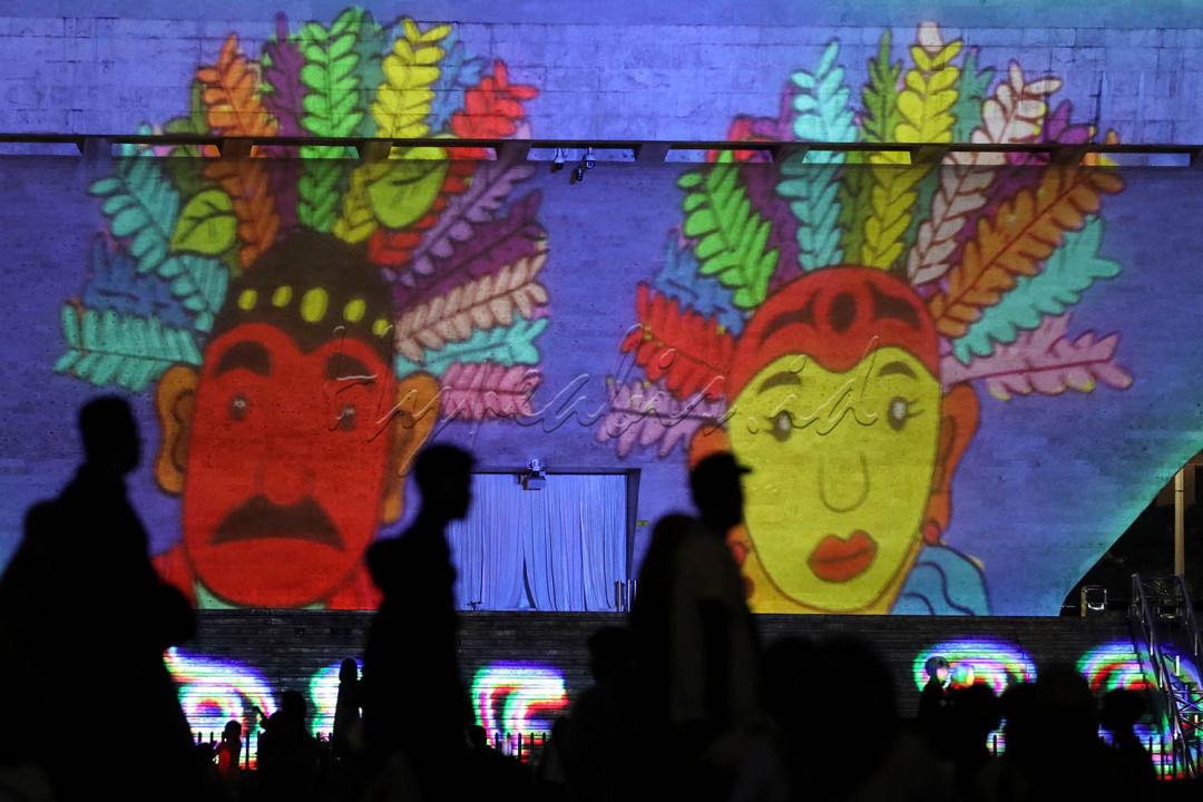 Pertunjukan Video mapping tersebut dilakukan dalam rangka Monas Week yang akan berlangsung hingga 30 April 2023. 
